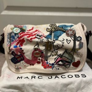 Marc Jacob’s embellished collage print bag RUNWAY edition